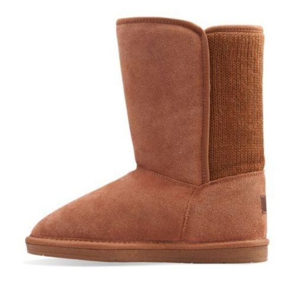 Clarks | Viola Sabra Suede Lambs Wool Lined Mid-calf Boots | 6 - Picture 2 of 14